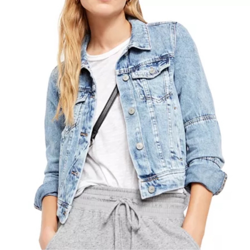 Free People Denim Jacket -Small